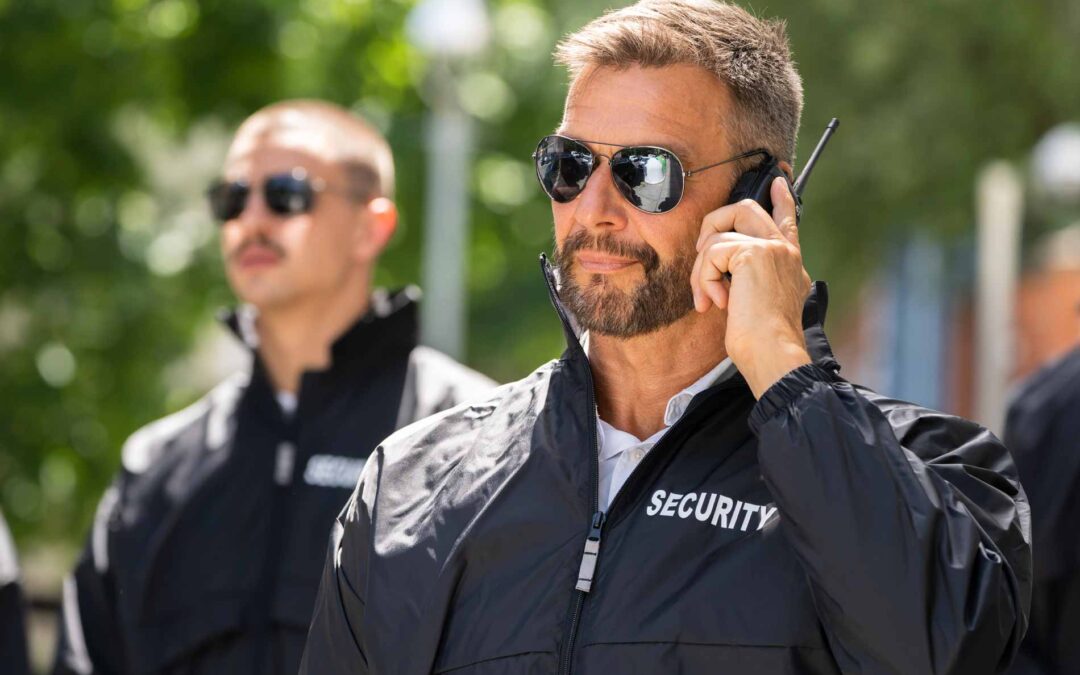Security guard personnel supplement those tasks law enforcement cannot manage